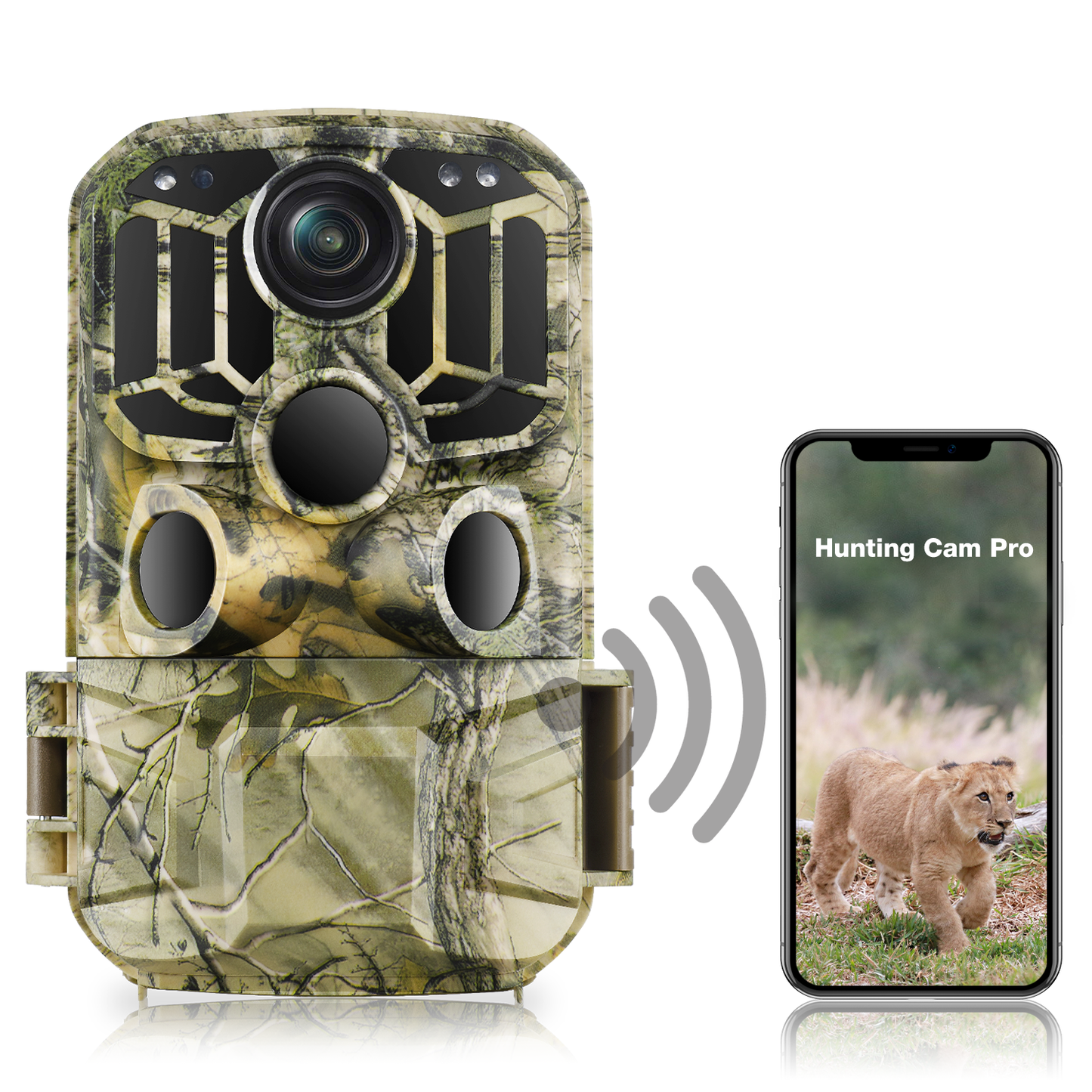 Caméra de chasse TOGUARD WiFi Bluetooth HD 1296P 20MP Caméra de chasse au cerf avec vision nocturne infrarouge de 65 pieds IP66 étanche Caméra de piste extérieure grand angle 120 ° pour la surveillance de la faune LCD 2,4"