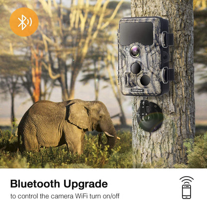 Campark T86 WiFi Bluetooth Trail Camera 20MP 1296P Game Hunting Camera